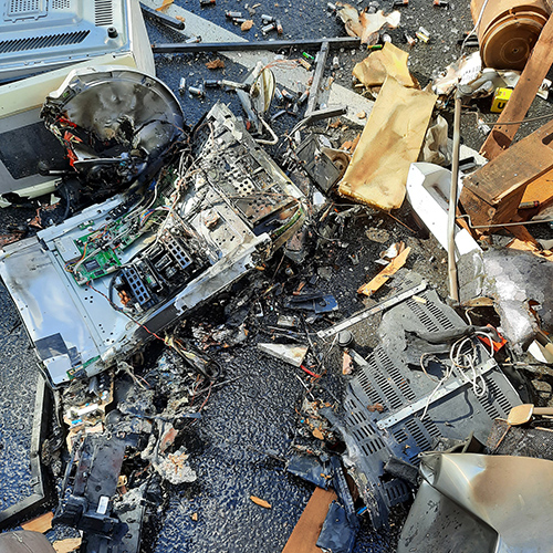 On Demand E Waste Collection Reduce Risk Of Hotloads Grid